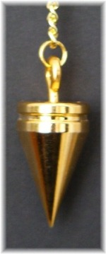 Kyvadlo větší pozlacené na řetízku Kyvadlo větší pozlacené na řetízku