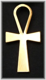 Nilský kříž menší pozlacený Nilský kříž menší pozlacený